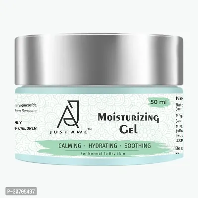 Just Awe Water-Based Moisturizing Gel - 50ml | Non-Greasy Advanced Gel Formula Infused with Aloe Vera Extract  Vitamin E-thumb2