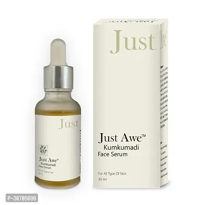 JUSTAWE Kumkumadi Face Serum- 30ml Skin Radiance Serum with the goodness of Saffron, Chandan, Vitamin E  Gold flakes