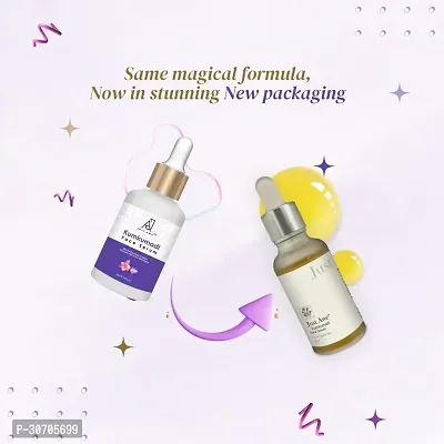 JUSTAWE Kumkumadi Face Serum- 30ml Skin Radiance Serum with the goodness of Saffron, Chandan, Vitamin E  Gold flakes-thumb5