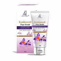 Just Awe Kumkumadi Face Scrub 100g | Radiant Youthful  Healthy Glowing Skin | All Skin Types Removes Dirt, Tan, Exfoliates  Renew Skin Cells | Gentle Deep Scrubbing for Women  Men-thumb1