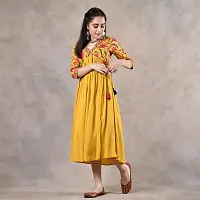 Fancy Rayon Kurtas For Women-thumb1