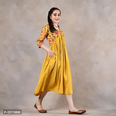 Fancy Rayon Kurtas For Women-thumb3