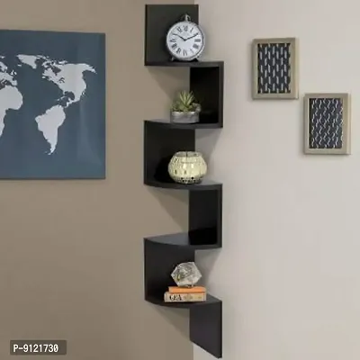 Classy Wood Solid Wall Shelves-thumb0