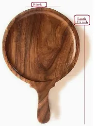 Wooden hot pizza serving platter-thumb3