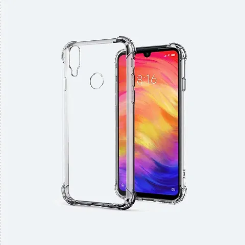 Stylish Rubber Transparent Back Cases  Cover For Redmi Note 7