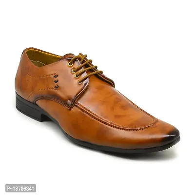 OCAL Men's Synthetic Outdoor Lace-Up Formal Shoes