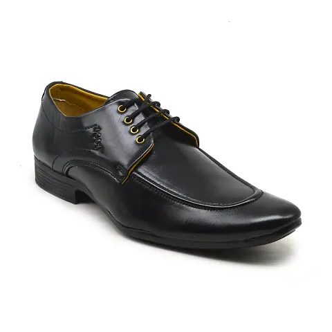 OCAL Men's Synthetic Outdoor Lace-Up Formal Shoes