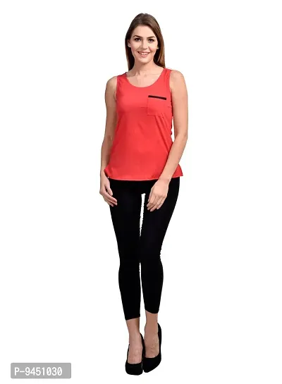 Femninora Women's Red Color Casual Top-thumb5