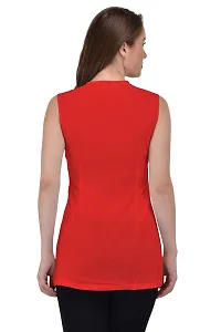 Femninora Women'S Red Tops-thumb4