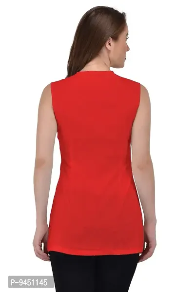 Femninora Women'S Red Tops-thumb5