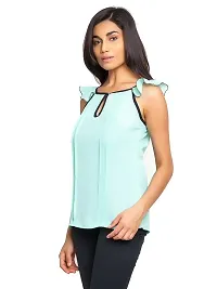 Femninora Women's Aruba Blue Color Top-thumb1