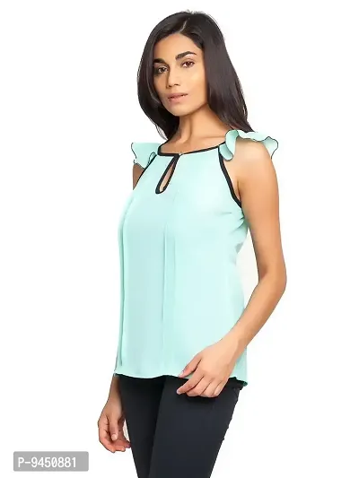 Femninora Women's Aruba Blue Color Top-thumb2