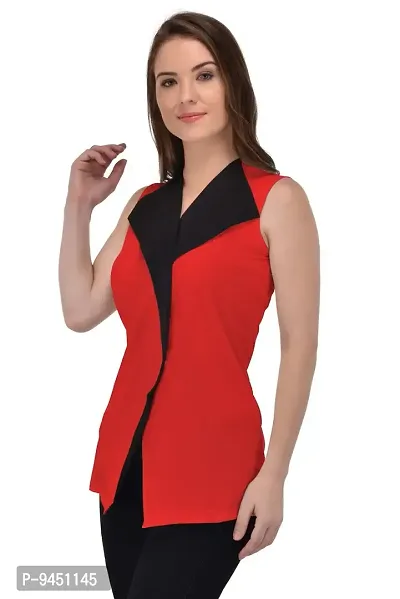 Femninora Women'S Red Tops-thumb3