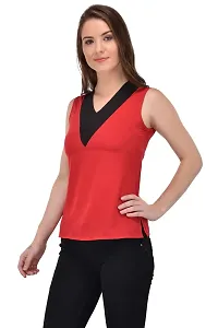 Femninora Women'S Red Tops-thumb2