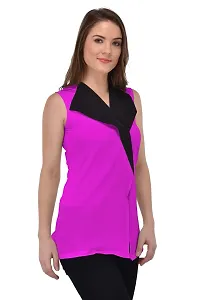 Femninora Women'S Purple Tops-thumb2