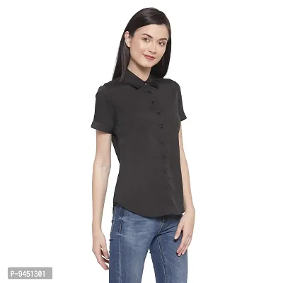 Femninora Women's Half Sleeves Casual Shirt-thumb3