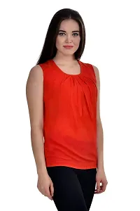 Femninora Women's Red Color Casual Top-thumb1