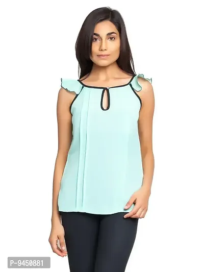 Femninora Women's Aruba Blue Color Top