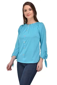 Femninora Women'S Blue Tops-thumb2