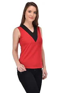 Femninora Women'S Red Tops-thumb1