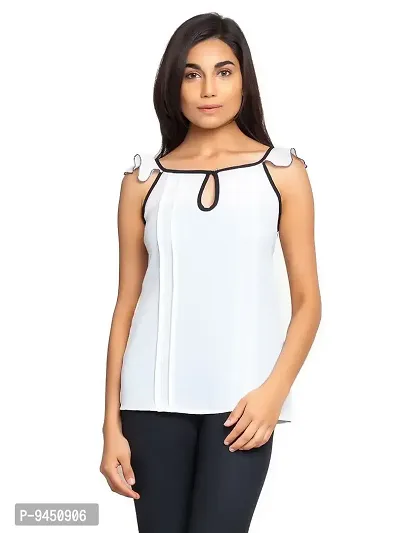 Femninora Women'S Off White Tops(Fem-Tp-019_Off White_Small)-thumb1