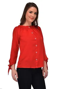 Femninora Women'S Red Tops-thumb1