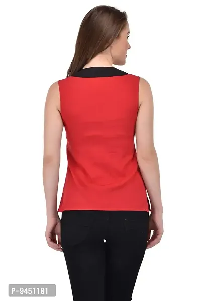 Femninora Women'S Red Tops-thumb4