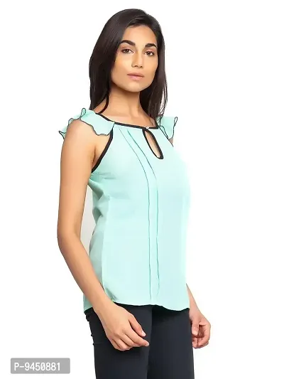 Femninora Women's Aruba Blue Color Top-thumb3