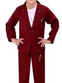 Boys Stylish Cotton 3Pcs Suit-thumb3