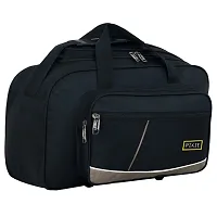 Pixie Cabin Size Waterproof Travel Duffle Bag /Cabin Crew Size Bag/ Small Duffle Bag (Black)-thumb2