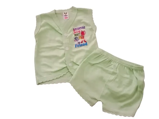 Kids Cotton Top with Bottom Set