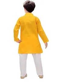 Boys Cotton Blend Regular Solid-Punjabi/Kurta Pajama Set-thumb1