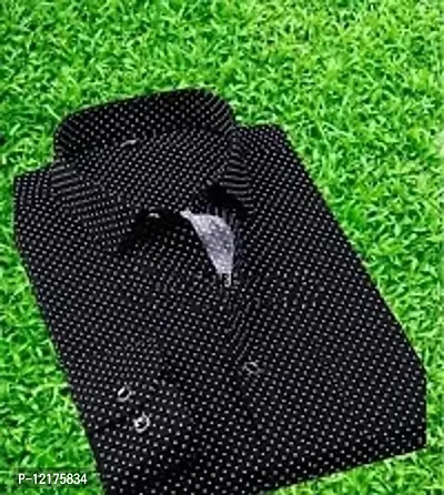 Reliable Black Cotton Checked Long Sleeves Casual Shirts For Men-thumb0