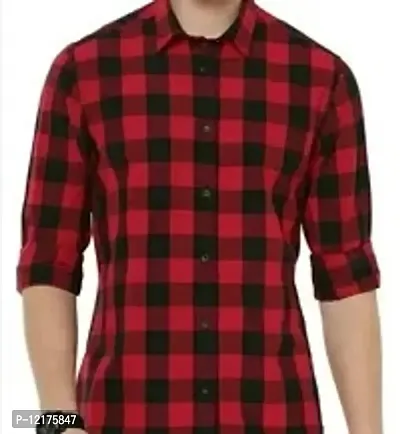 Reliable Multicoloured Cotton Checked Long Sleeves Casual Shirts For Men