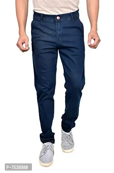 MOUDLIN Slimfit Streachable Darkblue Jeans_36 for Men(Pack of 1)
