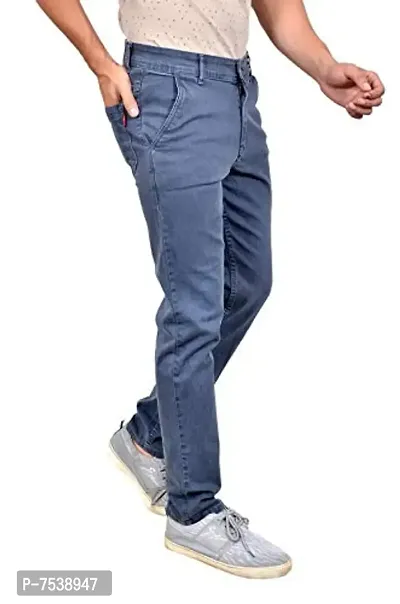 MOUDLIN Slimfit Streachable Darkgrey Jeans_30 for Men(Pack of 1)-thumb3