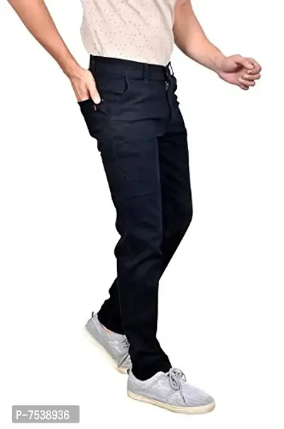 MOUDLIN Slimfit Streachable Black Jeans_36 for Men(Pack of 1)-thumb3