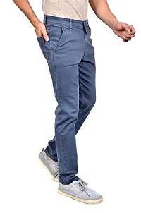 Grey Denim Mid Rise Jeans For Men-thumb2