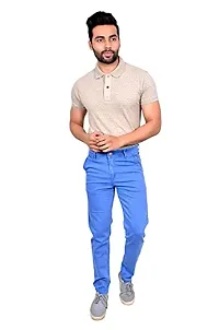 MOUDLIN Slimfit Streachable Lightblue Jeans_34 for Men(Pack of 1)-thumb3