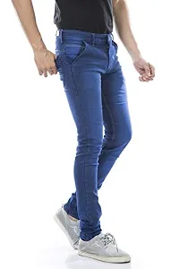 moudlin Men's Slim Fit Jeans (moudlin-mikado_jeans-blue_28_Navy Blue_28)-thumb1