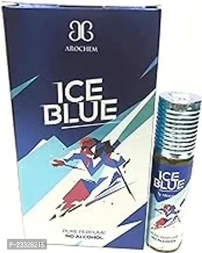 AROCHEM ICE BLUE Attar long lasting fragrance No Alcohol Pure Perfume Herbal Attar