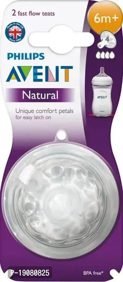 Philips Avent 2 Fast Flow Teats 6m+ Fast Flow Nipple-thumb0