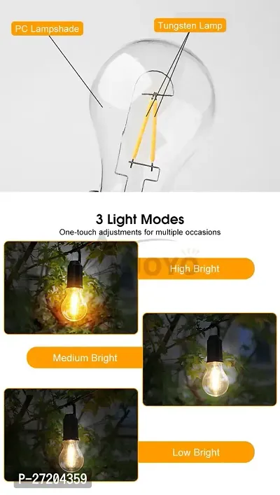 Multipurpose Portable LED Light USB Rechargeable Emergency Work Light  / Hanging / Clamp Light (1 Pc)-thumb4