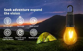 Camping Lamp  Hanging Decorative Battery operated Re-Chargeble Lamp / Tent Lamp Outdoor Work Lamp Emergency Lamp (Pack  1 Pc)-thumb3