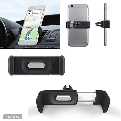 Car Mobile Holder Single Clamp For Air Vent - Black-thumb0