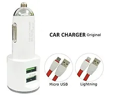 Car Mobile Chargers - White-thumb1