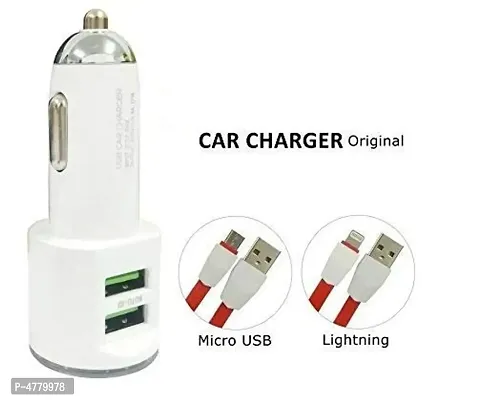 Car Mobile Chargers - White-thumb2