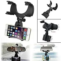 Car Mobile Holder Stand Double Clamp For Car Windshield-thumb1