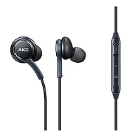 Akg In-Ear Earphones/Headphones With Mic  Sound Control | Super Bass Earbuds/Headsets For Mobile (Pack Of 2) (Combo)-thumb1