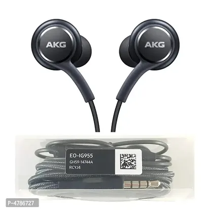 Akg In-Ear Earphones/Headphones With Mic  Sound Control | Super Bass Earbuds/Headsets For Mobile (Pack Of 2) (Combo)-thumb0
